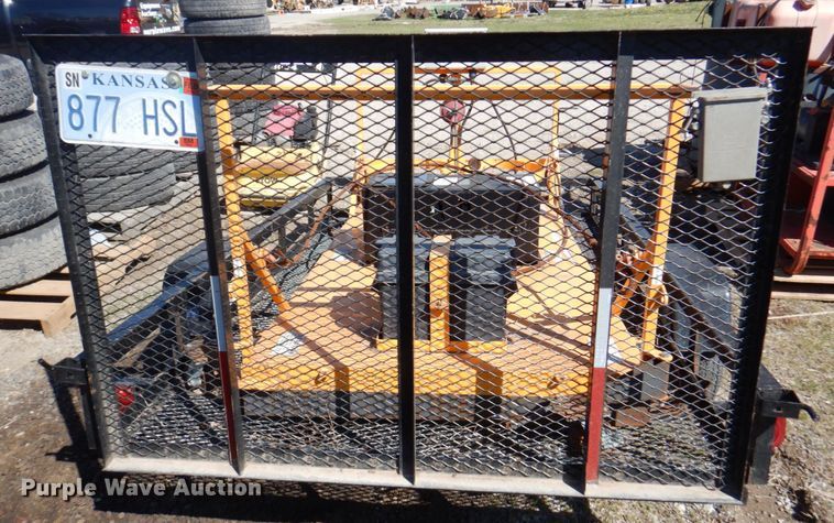 image for item JS9071 KM International KM2-18X C1M1  asphalt patch heater with Carry-On trailer