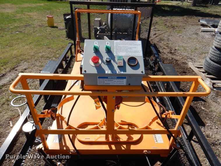 image for item JS9071 KM International KM2-18X C1M1  asphalt patch heater with Carry-On trailer