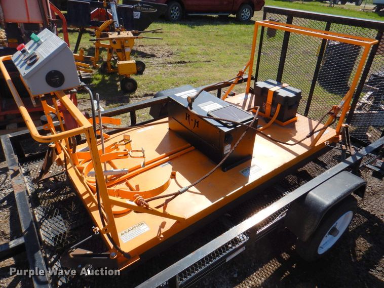 image for item JS9071 KM International KM2-18X C1M1  asphalt patch heater with Carry-On trailer