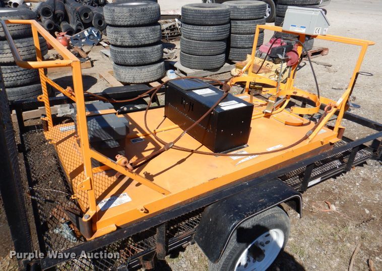 image for item JS9071 KM International KM2-18X C1M1  asphalt patch heater with Carry-On trailer