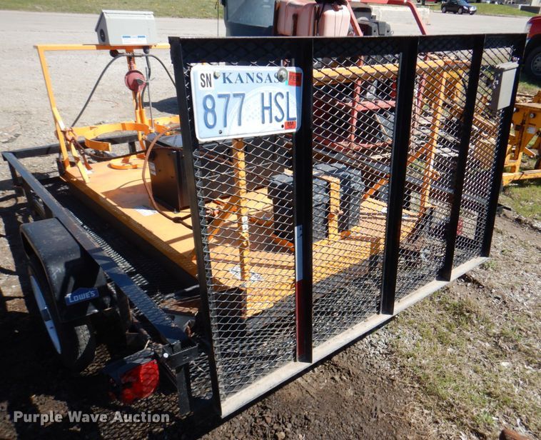 image for item JS9071 KM International KM2-18X C1M1  asphalt patch heater with Carry-On trailer