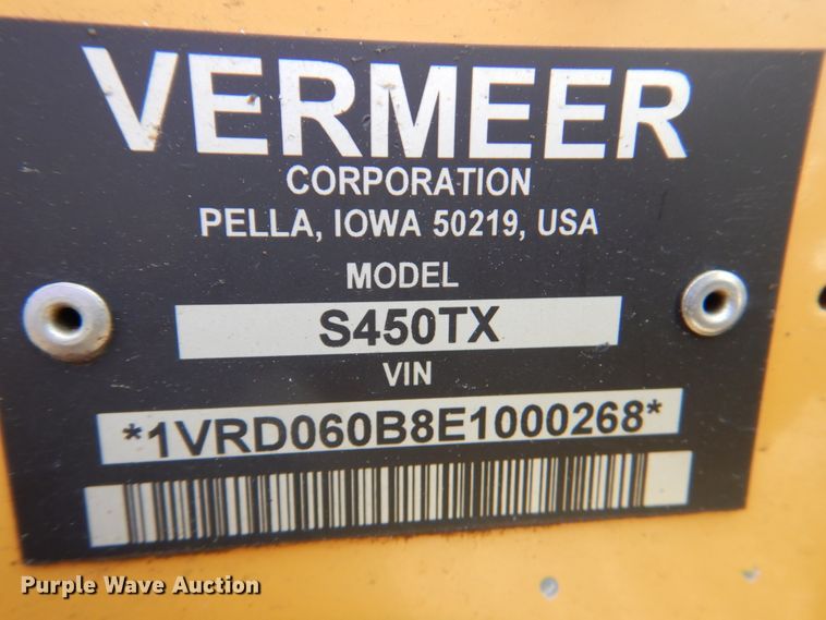 image for item JS9107 2014 Vermeer S450TX  compact utility loader