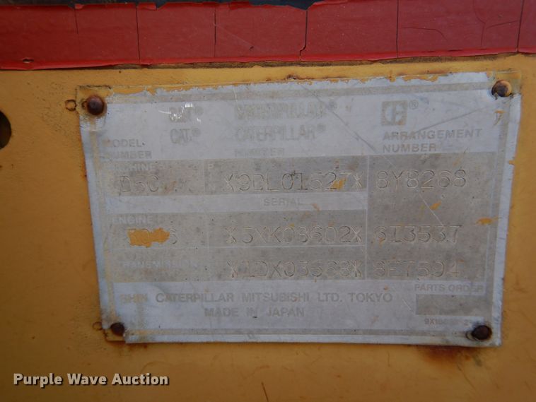 image for item KP9210 1996 Caterpillar D5C Series III  dozer