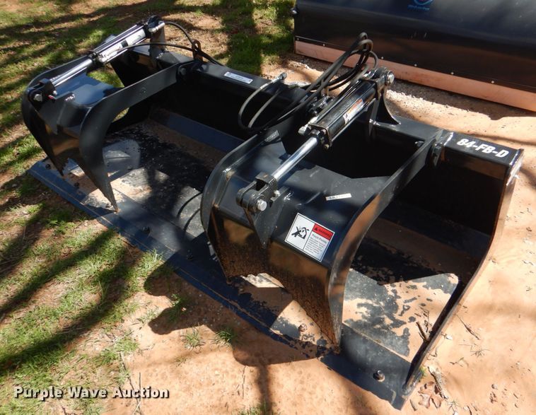 image for item KP9218 Stout 84-FB-D  Stout 84-FB-D 84" W skid steer grapple bucket