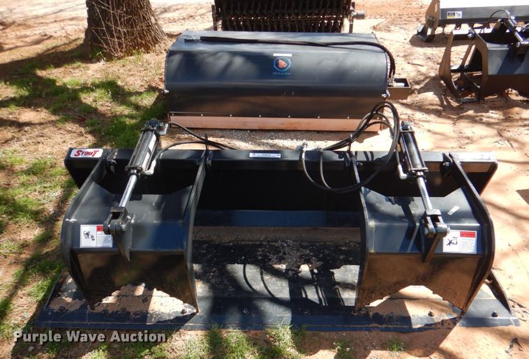 image for item KP9218 Stout 84-FB-D  Stout 84-FB-D 84" W skid steer grapple bucket