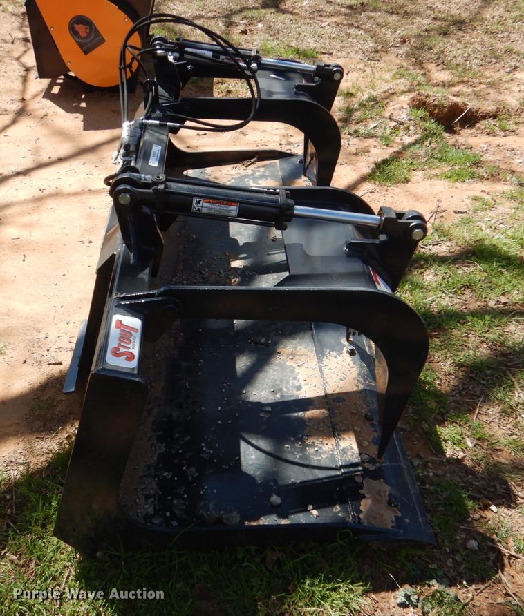 image for item KP9218 Stout 84-FB-D  Stout 84-FB-D 84" W skid steer grapple bucket