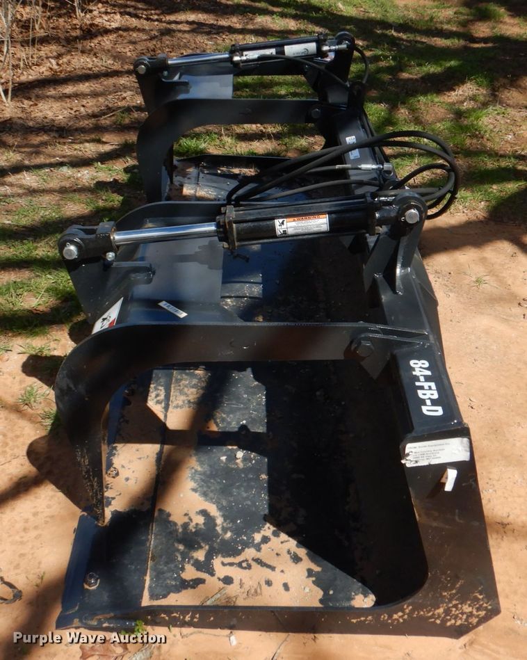 image for item KP9218 Stout 84-FB-D  Stout 84-FB-D 84" W skid steer grapple bucket
