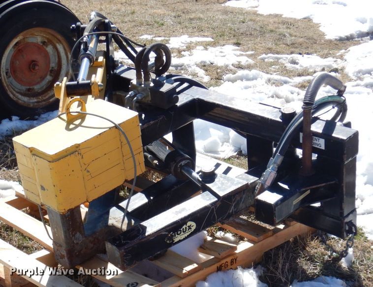 image for item KU9706 Sioux Steel Company skid steer post driver