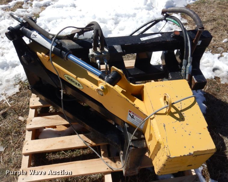image for item KU9706 Sioux Steel Company skid steer post driver
