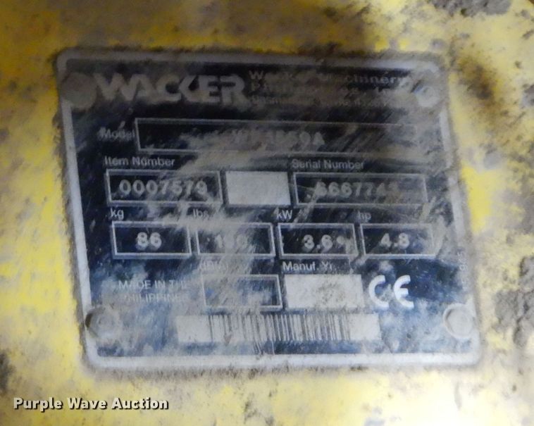 image for item MX9813 (3) Wacker plate compactors