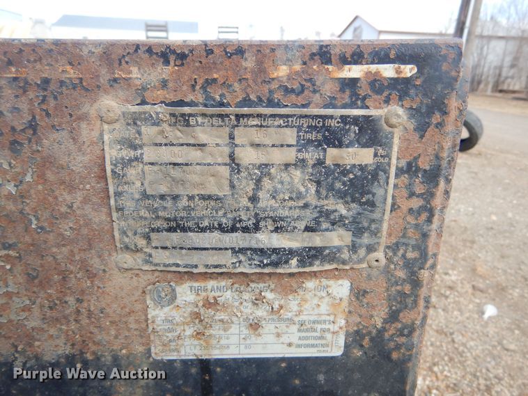 image for item MX9929 2006 Delta  equipment trailer