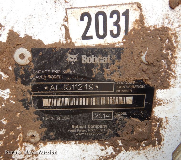 image for item MX9963 2014 Bobcat S650  skid steer loader