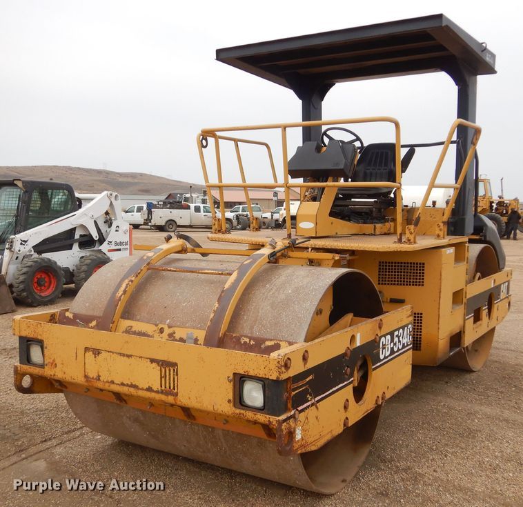 image for item MX9965 1998 Caterpillar CB 534C  double drum roller