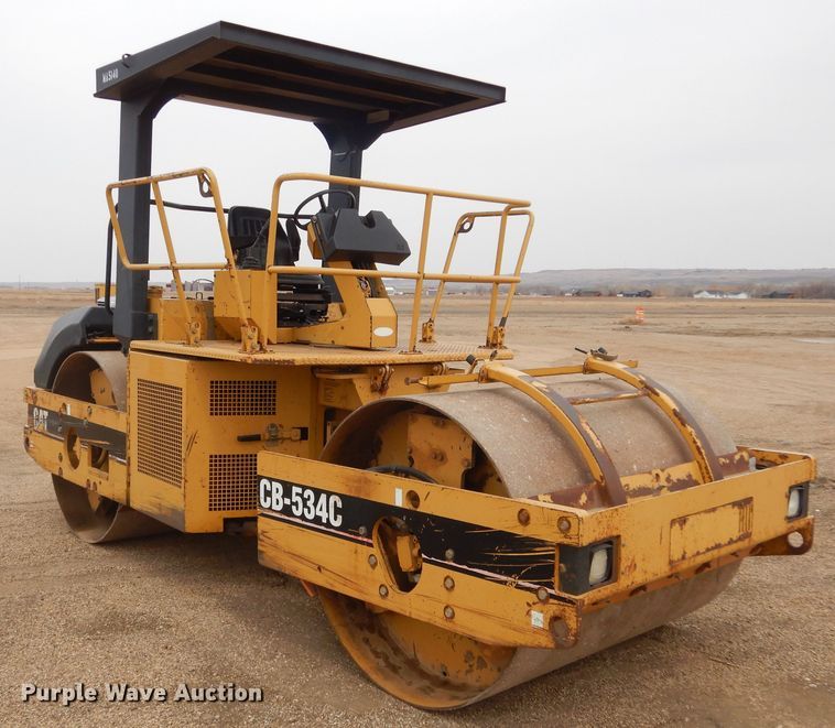 image for item MX9965 1998 Caterpillar CB 534C  double drum roller