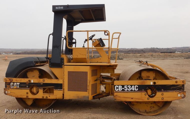 image for item MX9965 1998 Caterpillar CB 534C  double drum roller