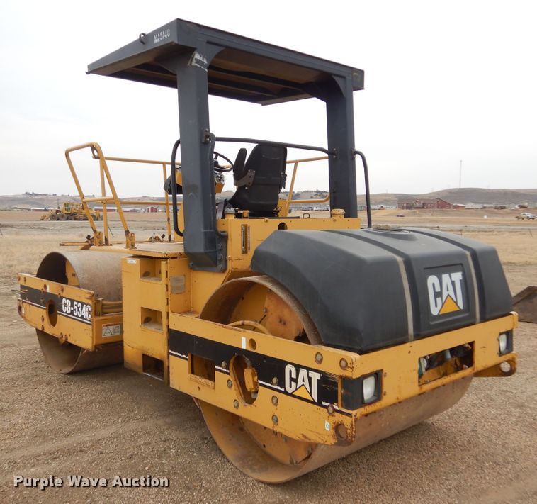 image for item MX9965 1998 Caterpillar CB 534C  double drum roller
