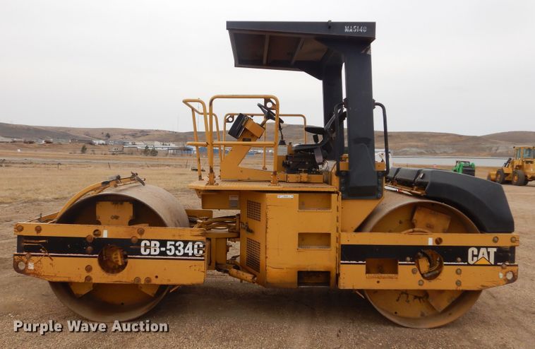 image for item MX9965 1998 Caterpillar CB 534C  double drum roller