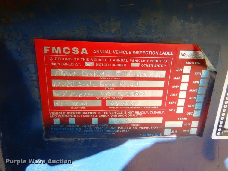 image for item MX9981 1997 Utility  flatbed trailer