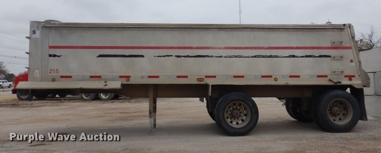 image for item DK4350 2005 Travis  end dump trailer