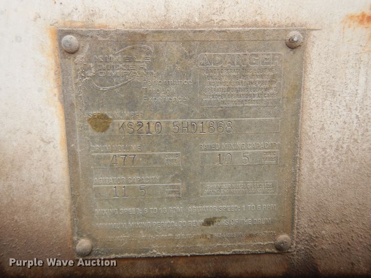 image for item DK4351 2001 Kenworth T800  ready mix truck