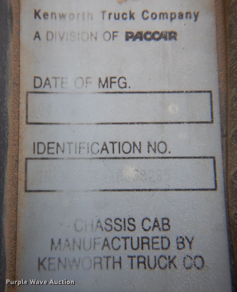 image for item DK4352 1999 Kenworth W900  ready mix truck