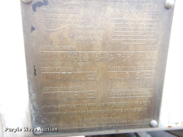 image for item DN1445 2006 Kenworth W900S  ready mix truck