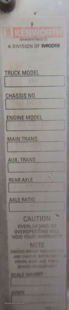 image for item DN1446 2005 Kenworth W900S  ready mix truck