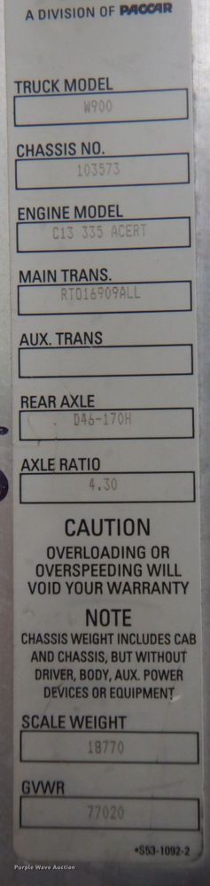 image for item DN1447 2005 Kenworth W900S  ready mix truck