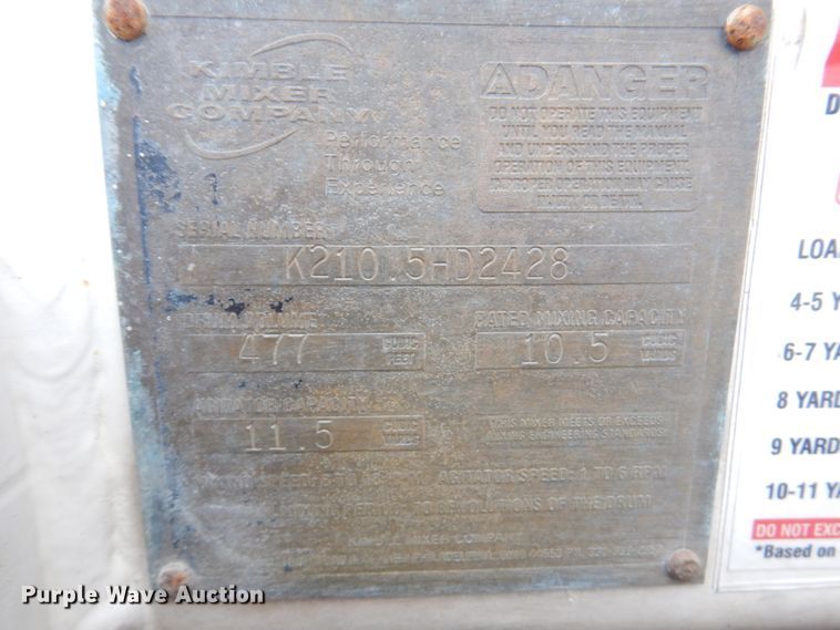 image for item DN1448 2005 Kenworth W900  ready mix truck