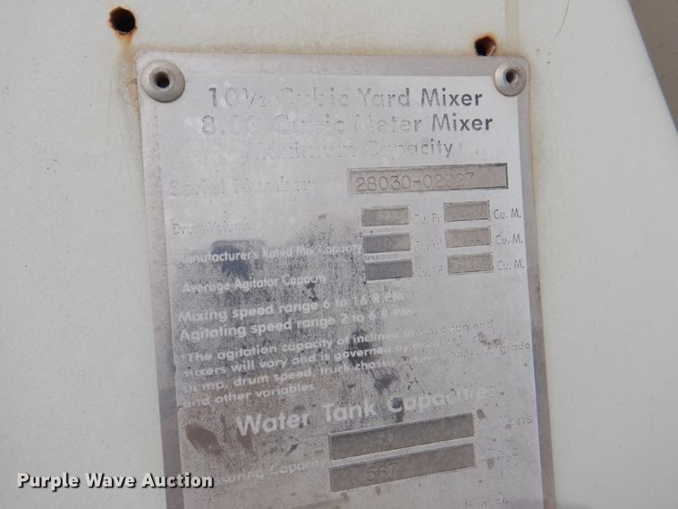 image for item DN1450 1991 International Paystar F5070  ready mix truck