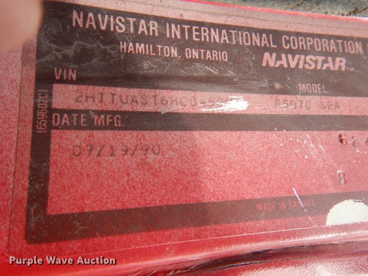 image for item DN1450 1991 International Paystar F5070  ready mix truck