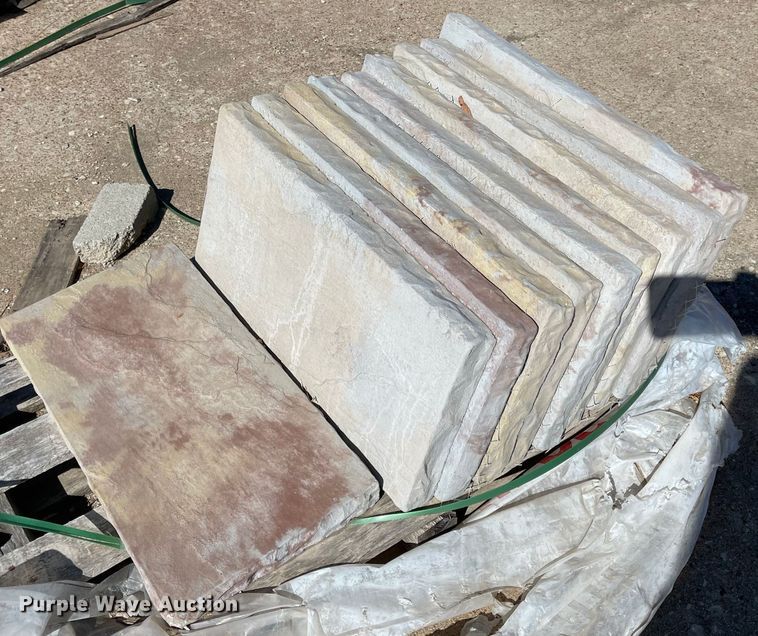 image for item FV9357 (6) pallets of Unilok Riven stone pavers