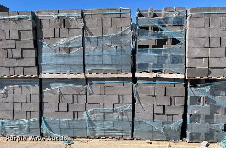 image for item FV9360 Approximately 63 pallets of 12" lightweight ProBlocks