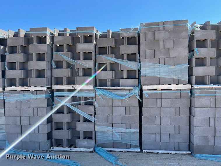 image for item FV9360 Approximately 63 pallets of 12" lightweight ProBlocks