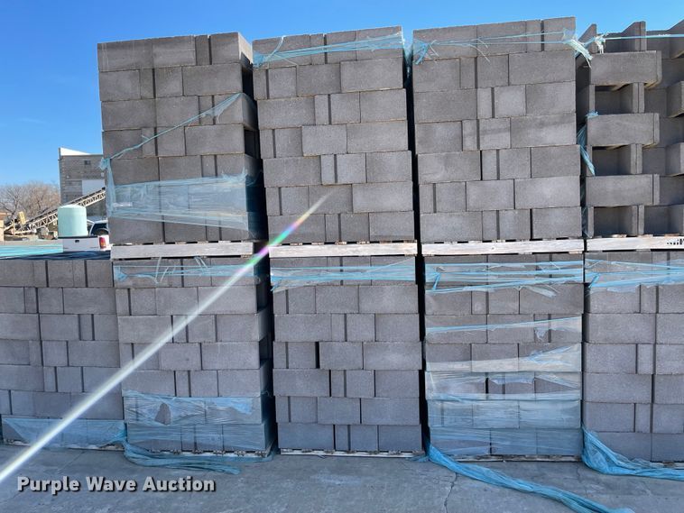 image for item FV9360 Approximately 63 pallets of 12" lightweight ProBlocks