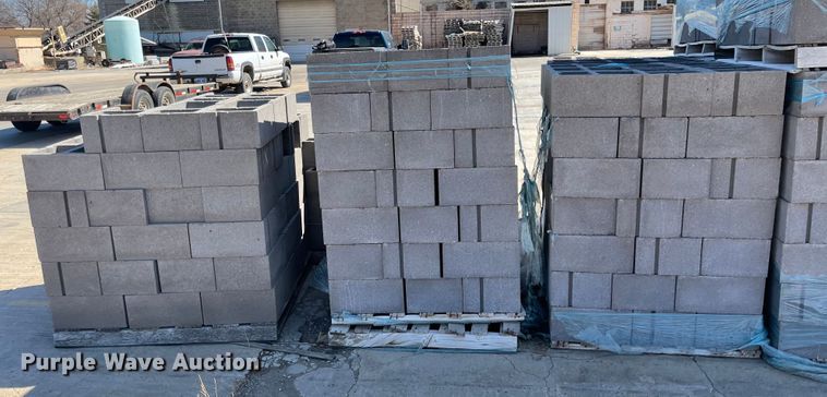 image for item FV9360 Approximately 63 pallets of 12" lightweight ProBlocks