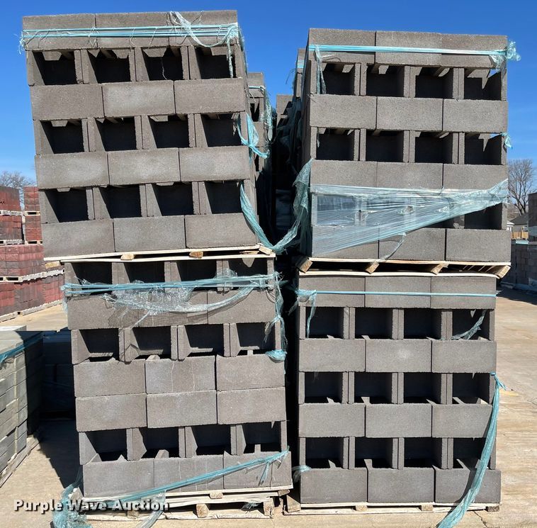 image for item FV9360 Approximately 63 pallets of 12" lightweight ProBlocks