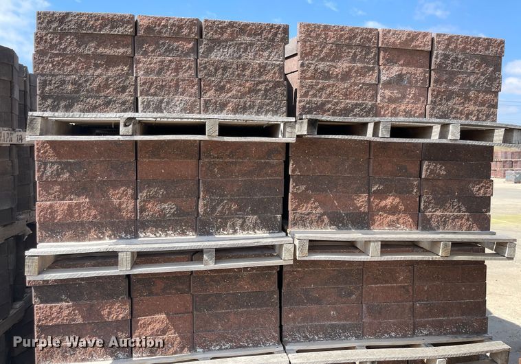image for item FV9437 Approximately 3,200 retaining wall cap stones