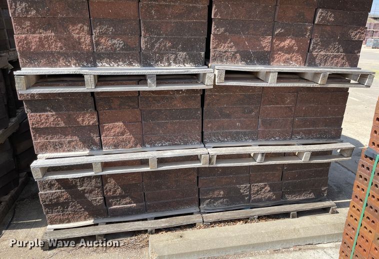 image for item FV9437 Approximately 3,200 retaining wall cap stones