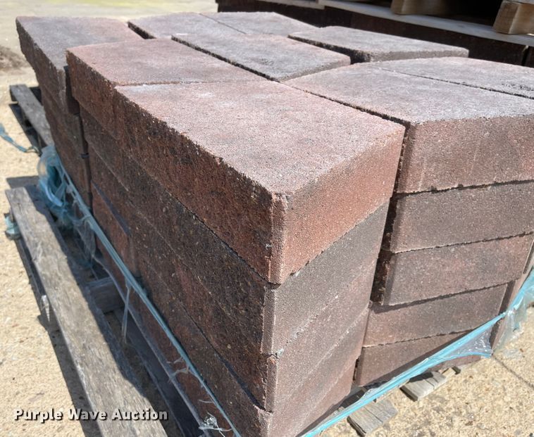 image for item FV9437 Approximately 3,200 retaining wall cap stones