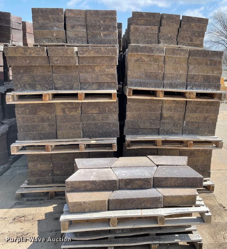 image for item FV9438 Approximately 1,500 retaining wall cap stones