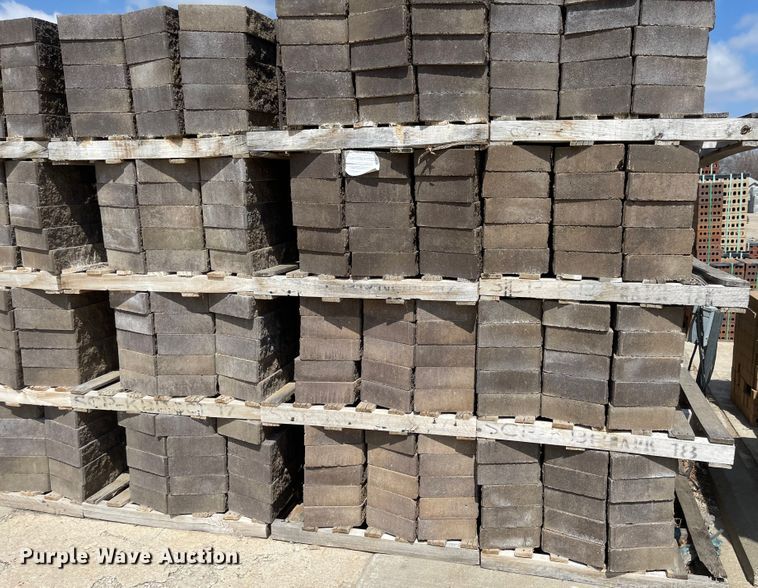 image for item FV9438 Approximately 1,500 retaining wall cap stones