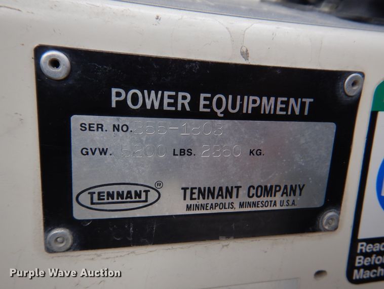 image for item IH9228 Tennant 355  sweeper