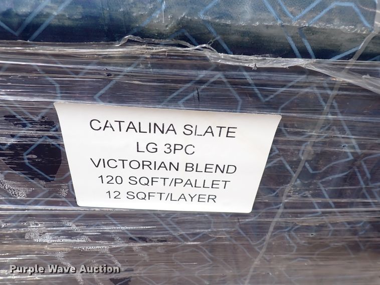 image for item IH9692 552 square feet of Catalina slate three piece pavers