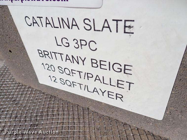 image for item IH9692 552 square feet of Catalina slate three piece pavers