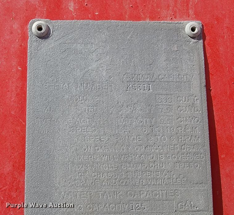 image for item JE9980 1998 International 2554  ready mix truck