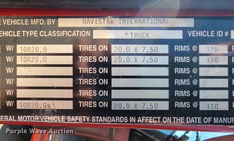 image for item JE9980 1998 International 2554  ready mix truck