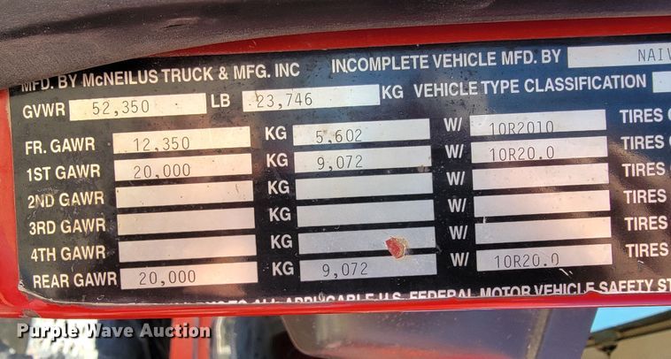 image for item JE9981 1998 International 2554  ready mix truck