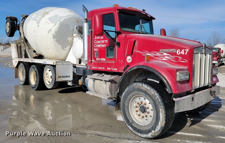 image for item JF9007 2001 Kenworth W900  ready mix truck