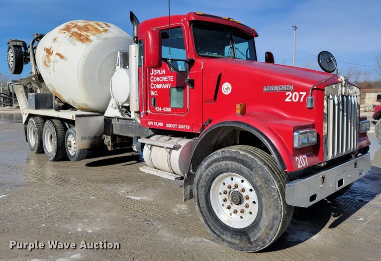 image for item JF9008 2007 Kenworth W900B  ready mix truck